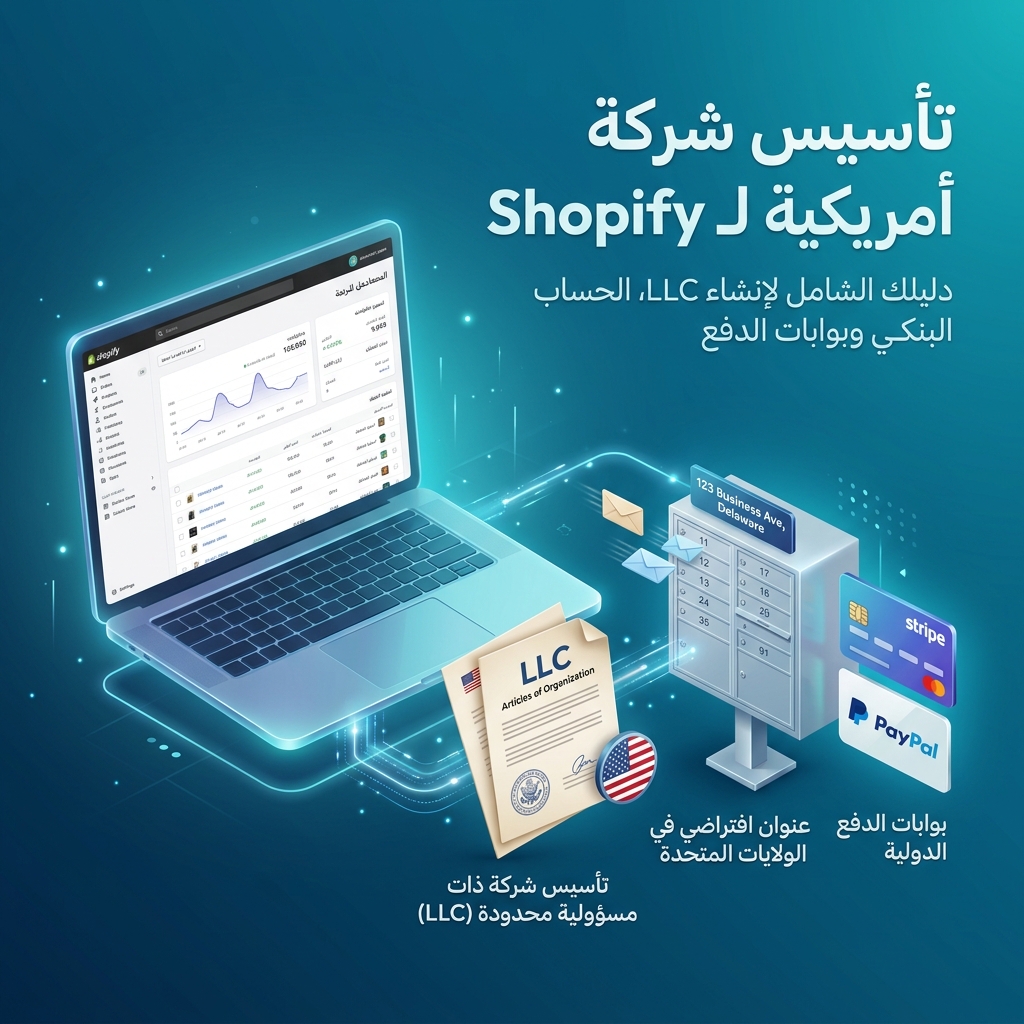 تأسيس شركة أمريكية لمتجر Shopify