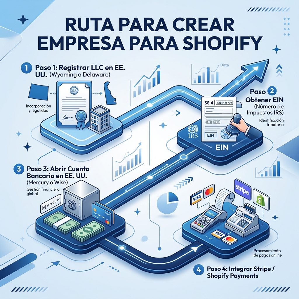 Ruta para el registro corporativo de su tienda en línea y la integración de pasarelas de pago